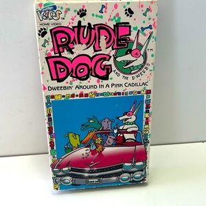 Vintage Rude Dog and the Dweebs “Dweebin’ Around in a Pink Cadillac. VHS